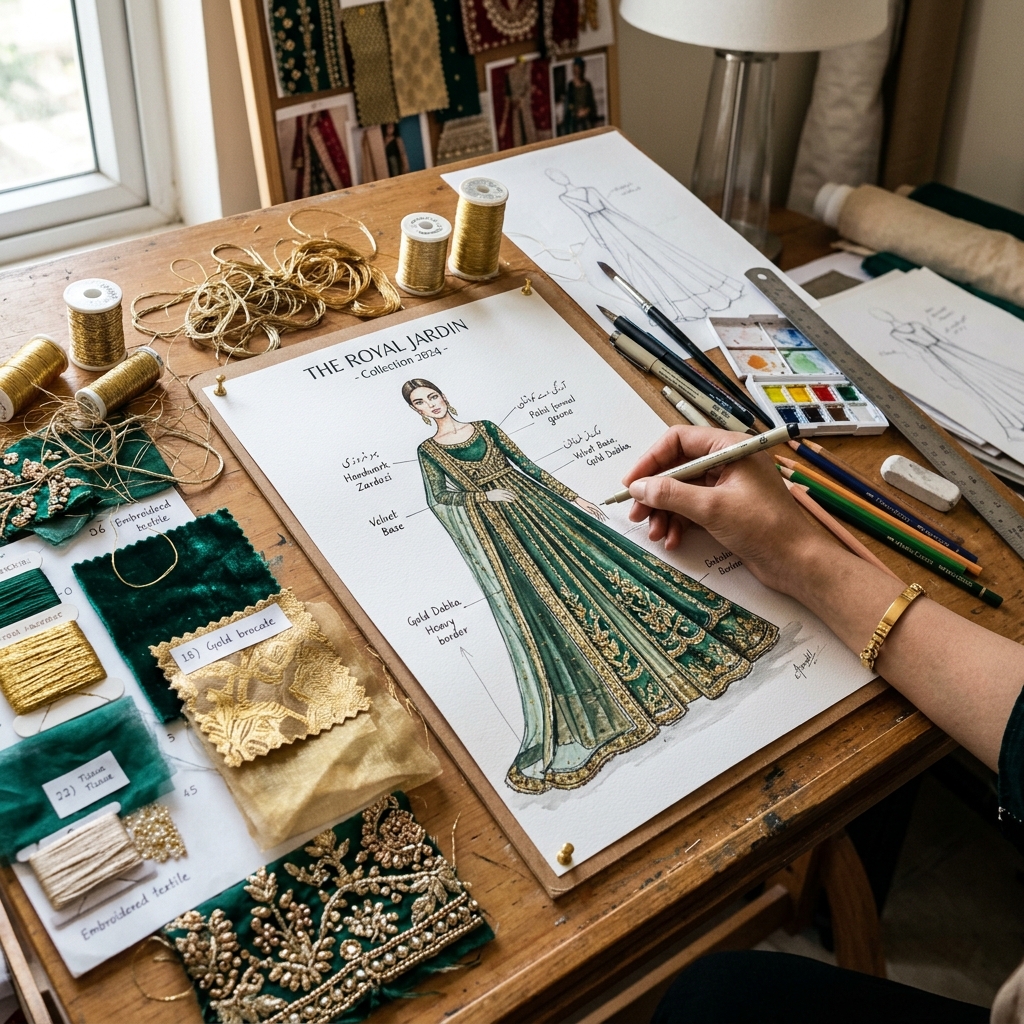 Couture Sketch Details